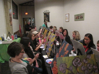 Painting & Vino at Plum Run! (7/14/14)
