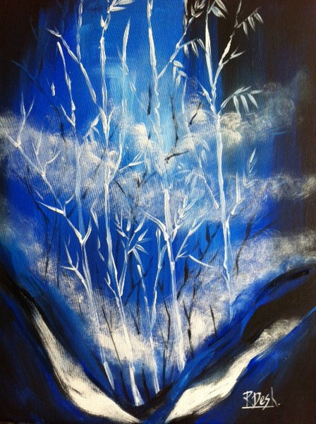 Painting at Basil Restaurant! (6/16/14)